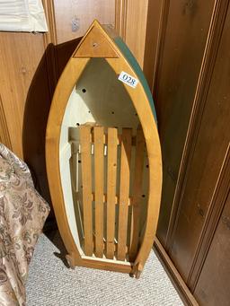 Canoe Shaped Stand or cabinet