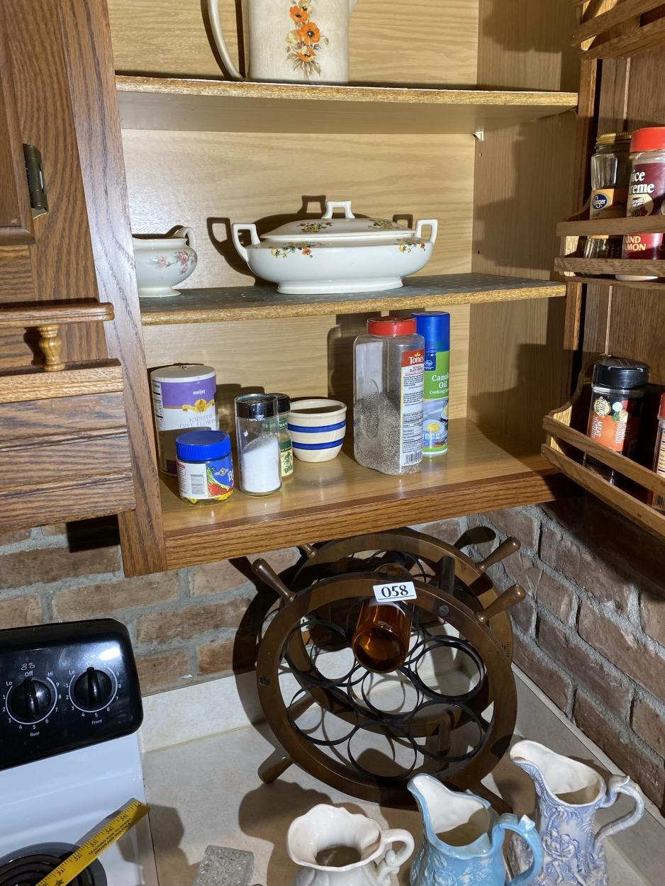 Group lot of kitchen items etc