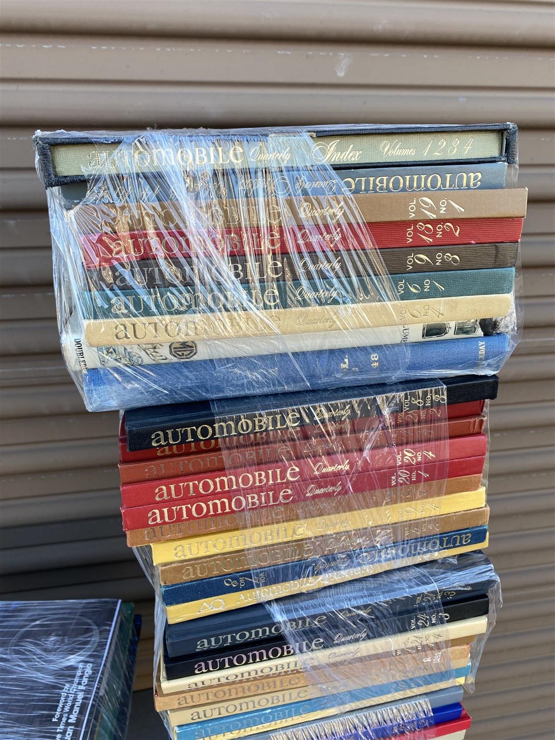 Group lot of vintage automobile racing books