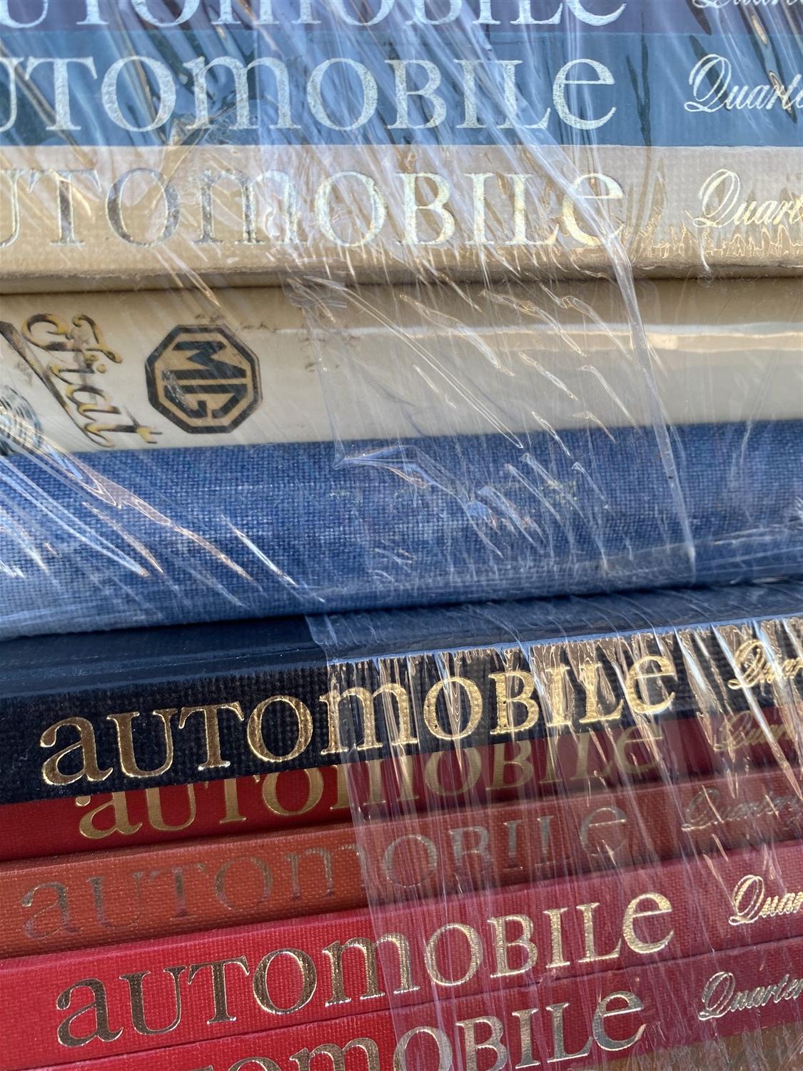 Group lot of vintage automobile racing books