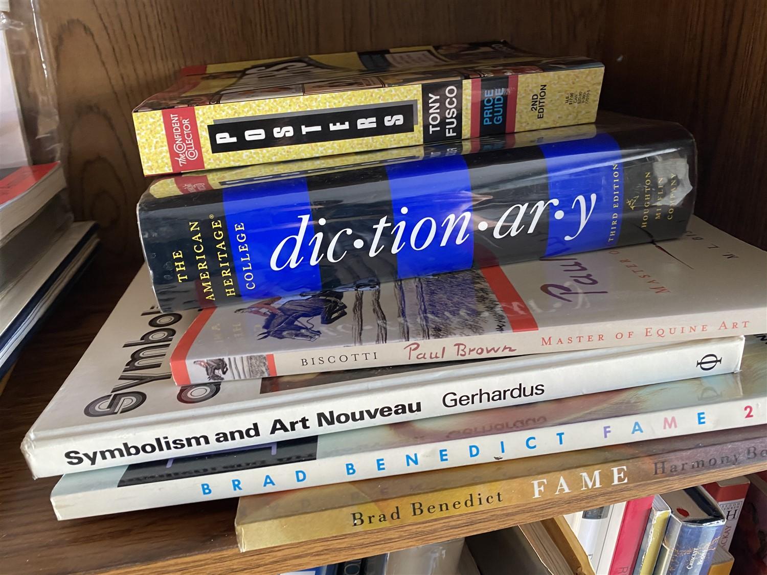 Group lot of assorted books - Art, paperbacks, collectibles and more