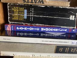 Group lot of assorted books - Art, paperbacks, collectibles and more