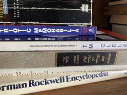 Group lot of assorted books - Art, paperbacks, collectibles and more