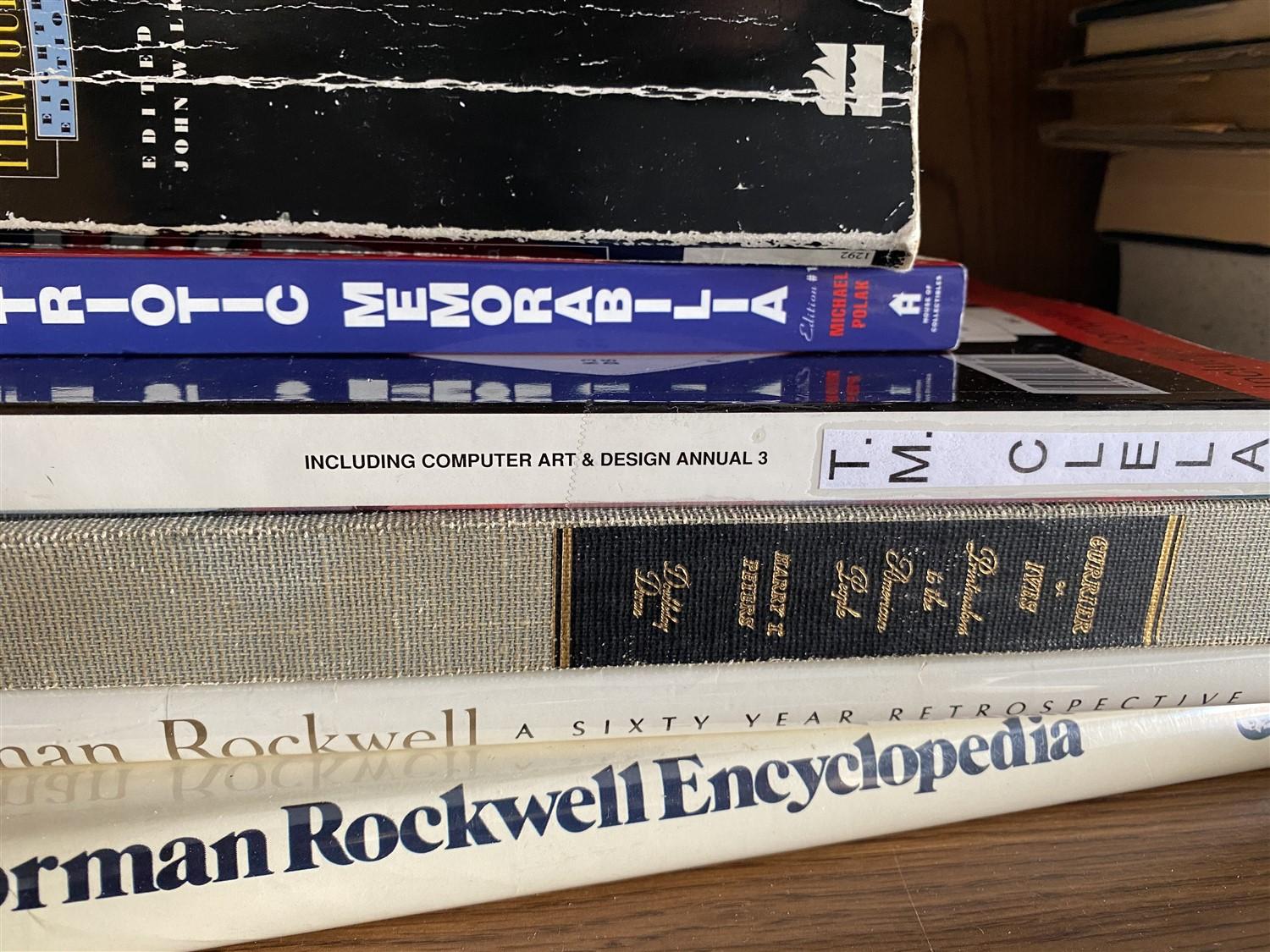 Group lot of assorted books - Art, paperbacks, collectibles and more