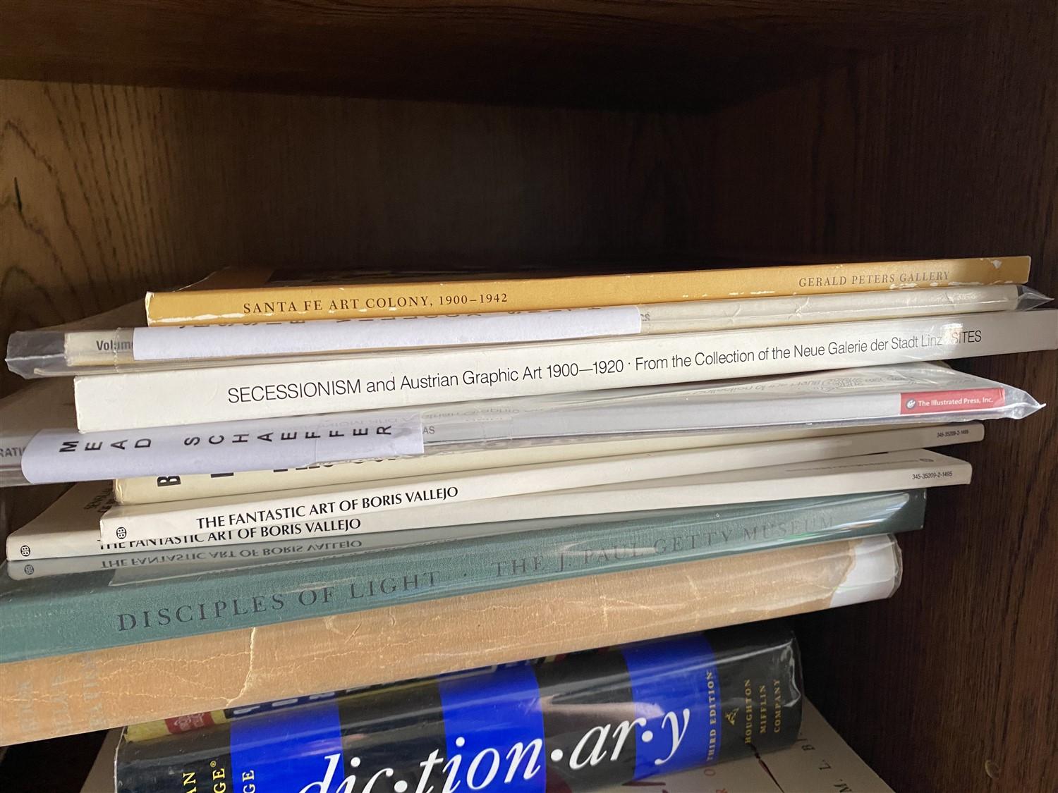 Group lot of assorted books - Art, paperbacks, collectibles and more
