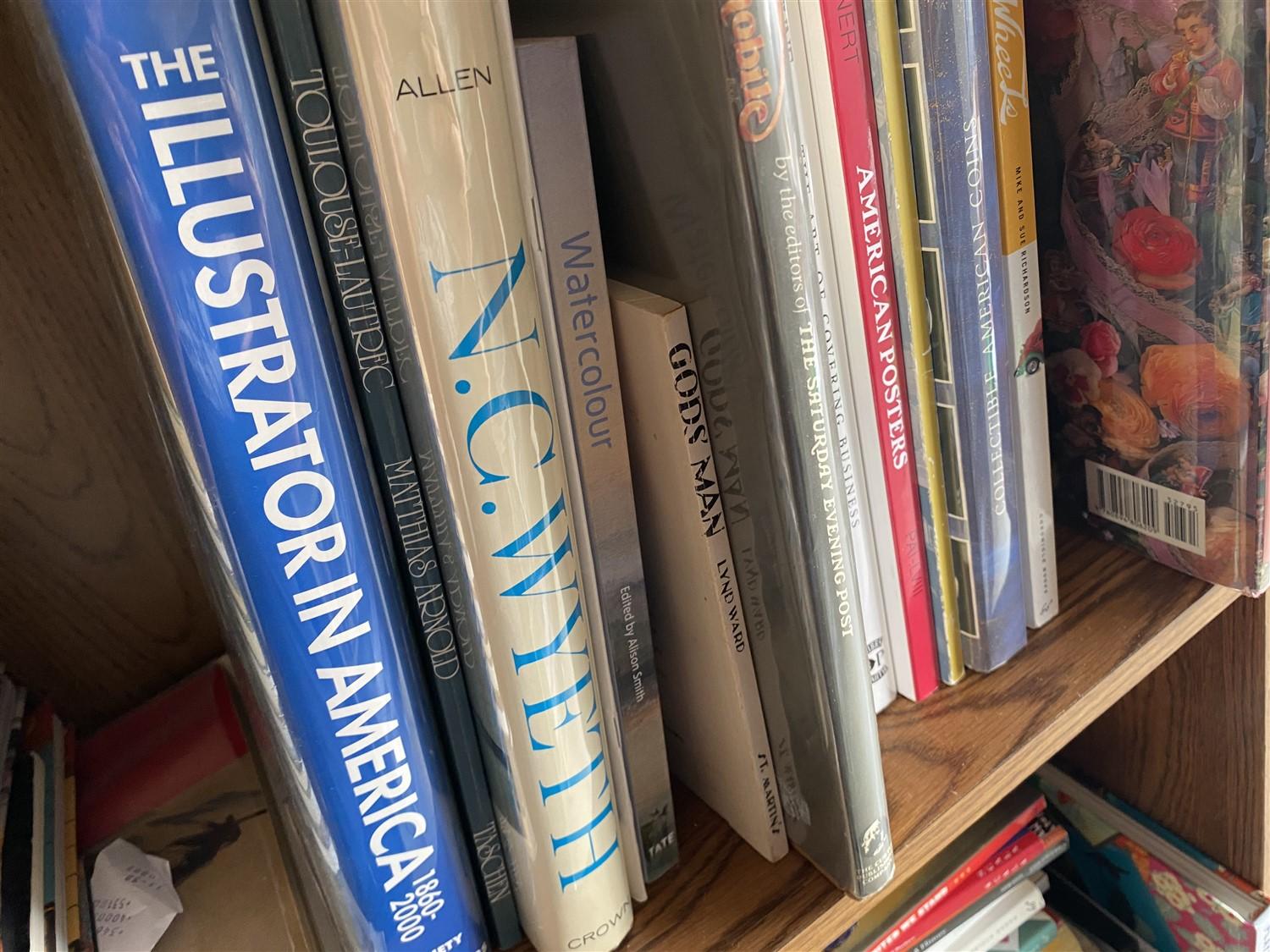 Large lot of assorted books - mostly Art related