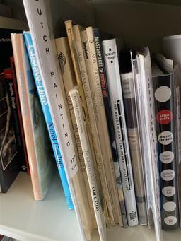Shelf lot of better books on art