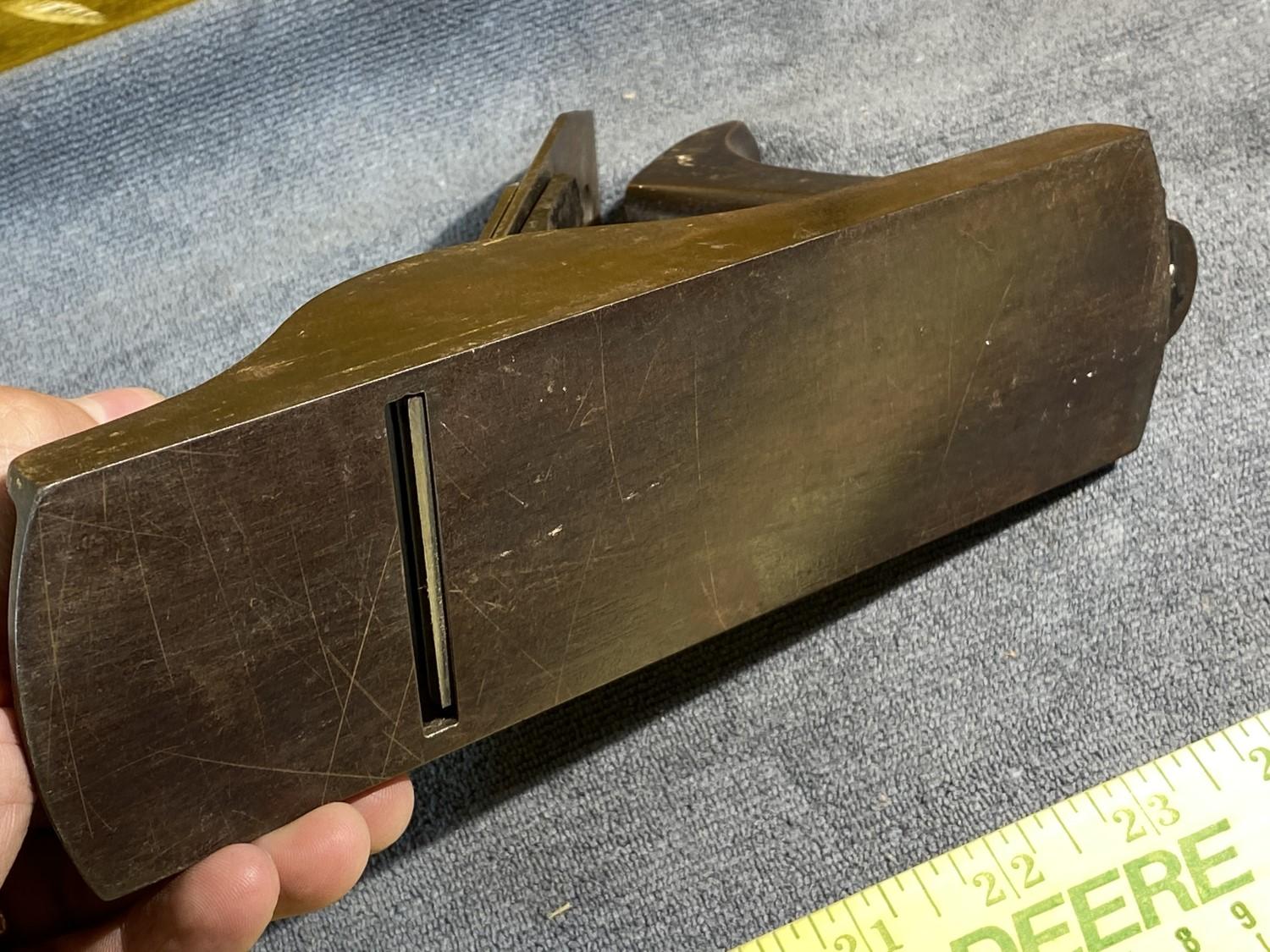 Antique metal block plane