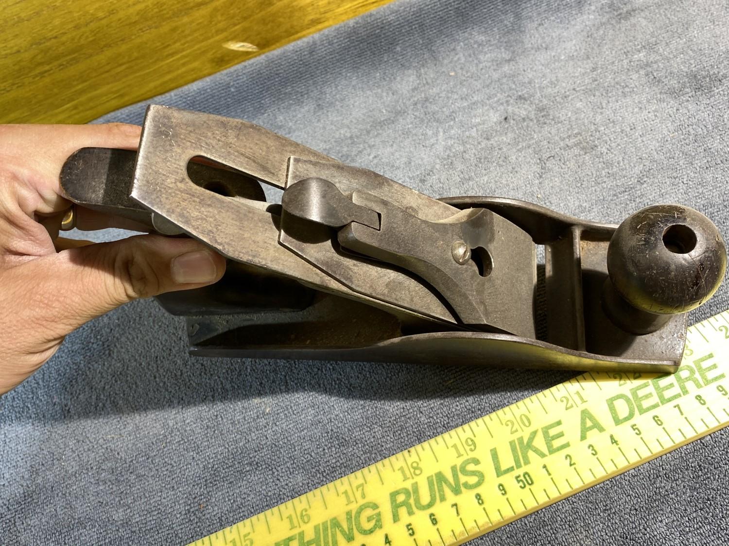 Antique metal block plane