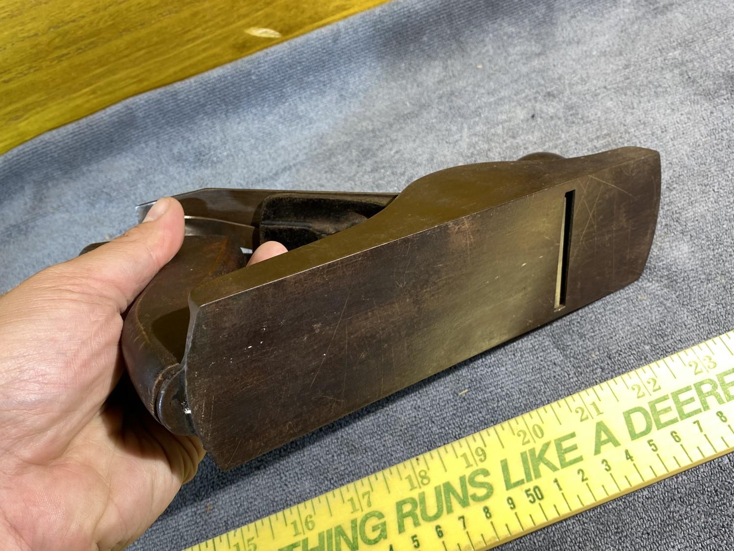 Antique metal block plane