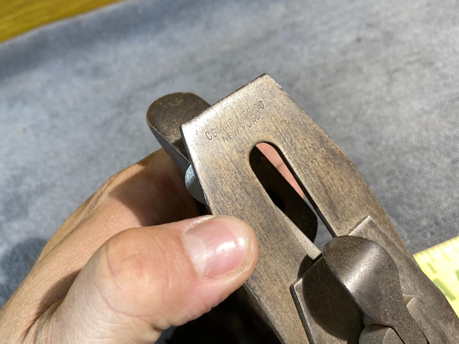 Antique metal block plane