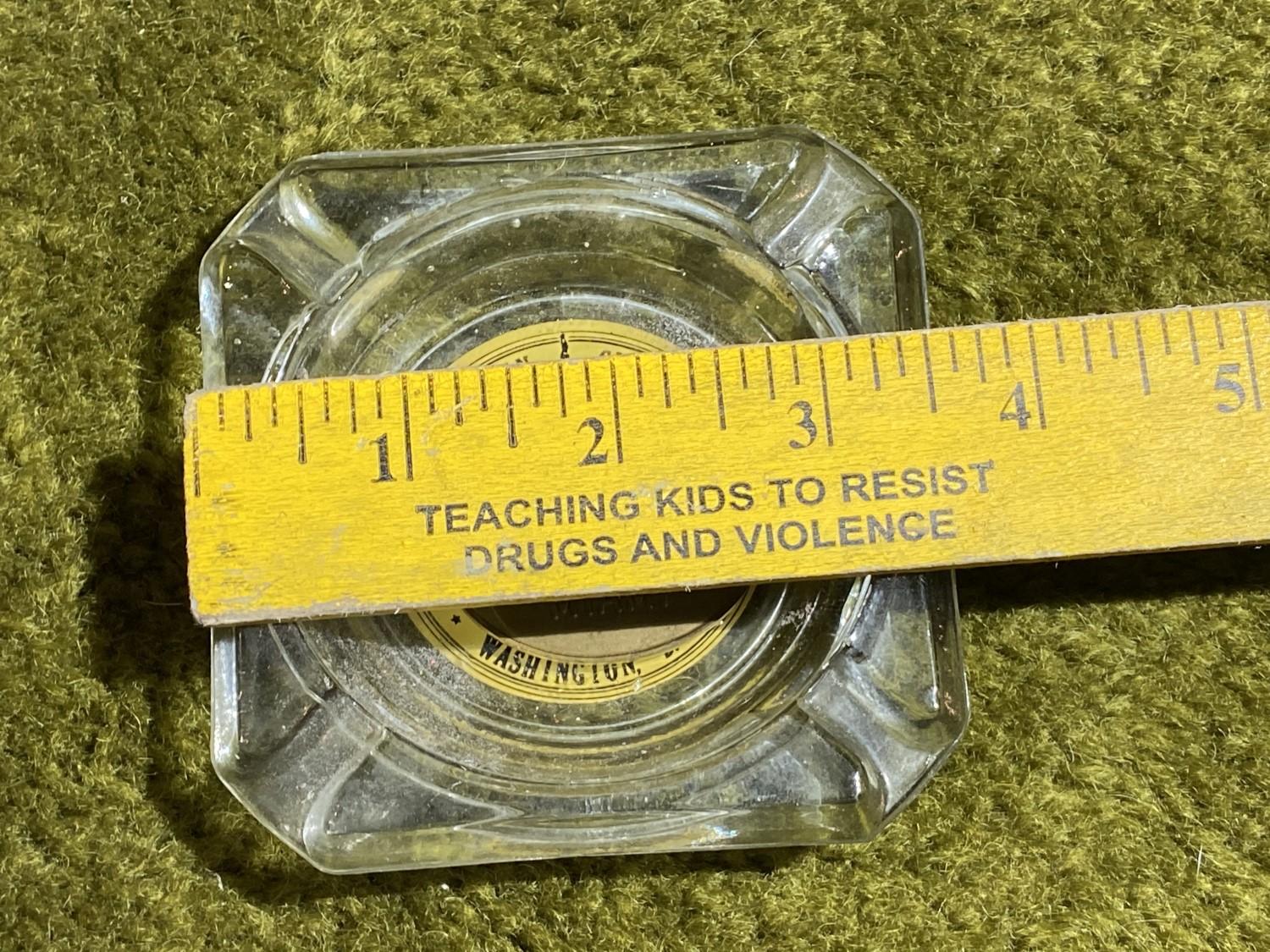 Republican Club Ashtray PLUS GOP in 72 Convention Pin