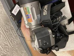 Two Cameras - SOny DSC-F707 and Digital 8 Handycam