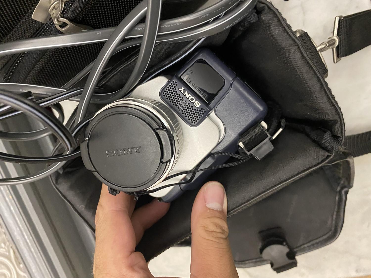 Two Cameras - SOny DSC-F707 and Digital 8 Handycam