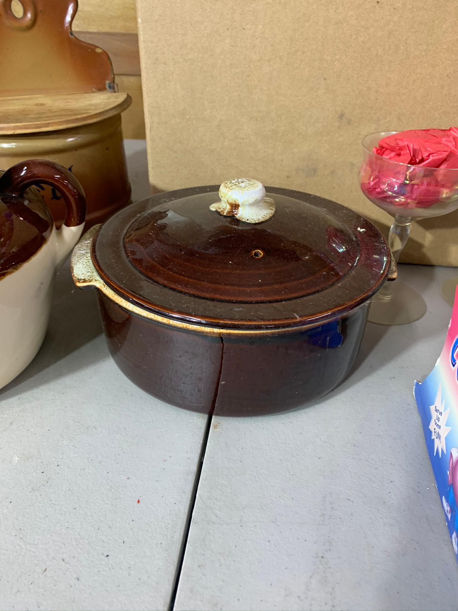 Home Decor and Pyrex Bowl
