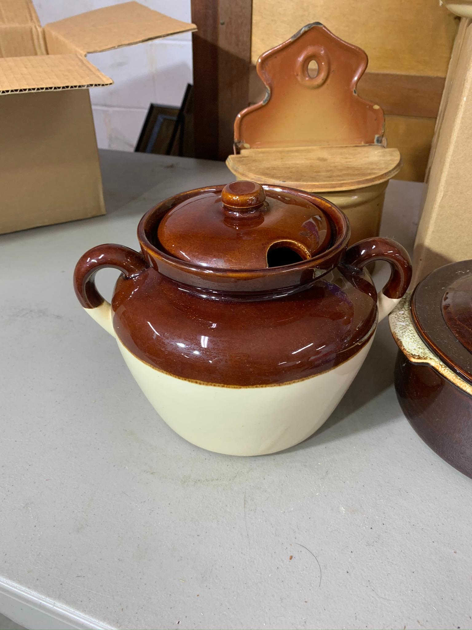 Home Decor and Pyrex Bowl