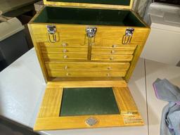 Wooden Antique Style Carpenter's Toolbox by Windsor