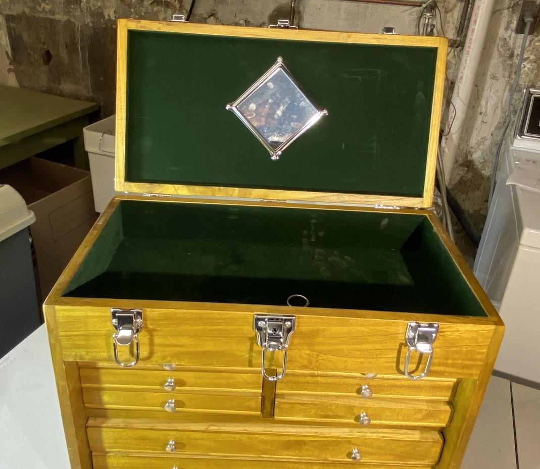 Wooden Antique Style Carpenter's Toolbox by Windsor