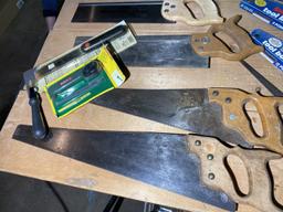 Group lot oas assorted newer vintage saws