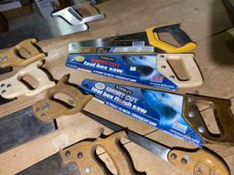 Group lot oas assorted newer vintage saws