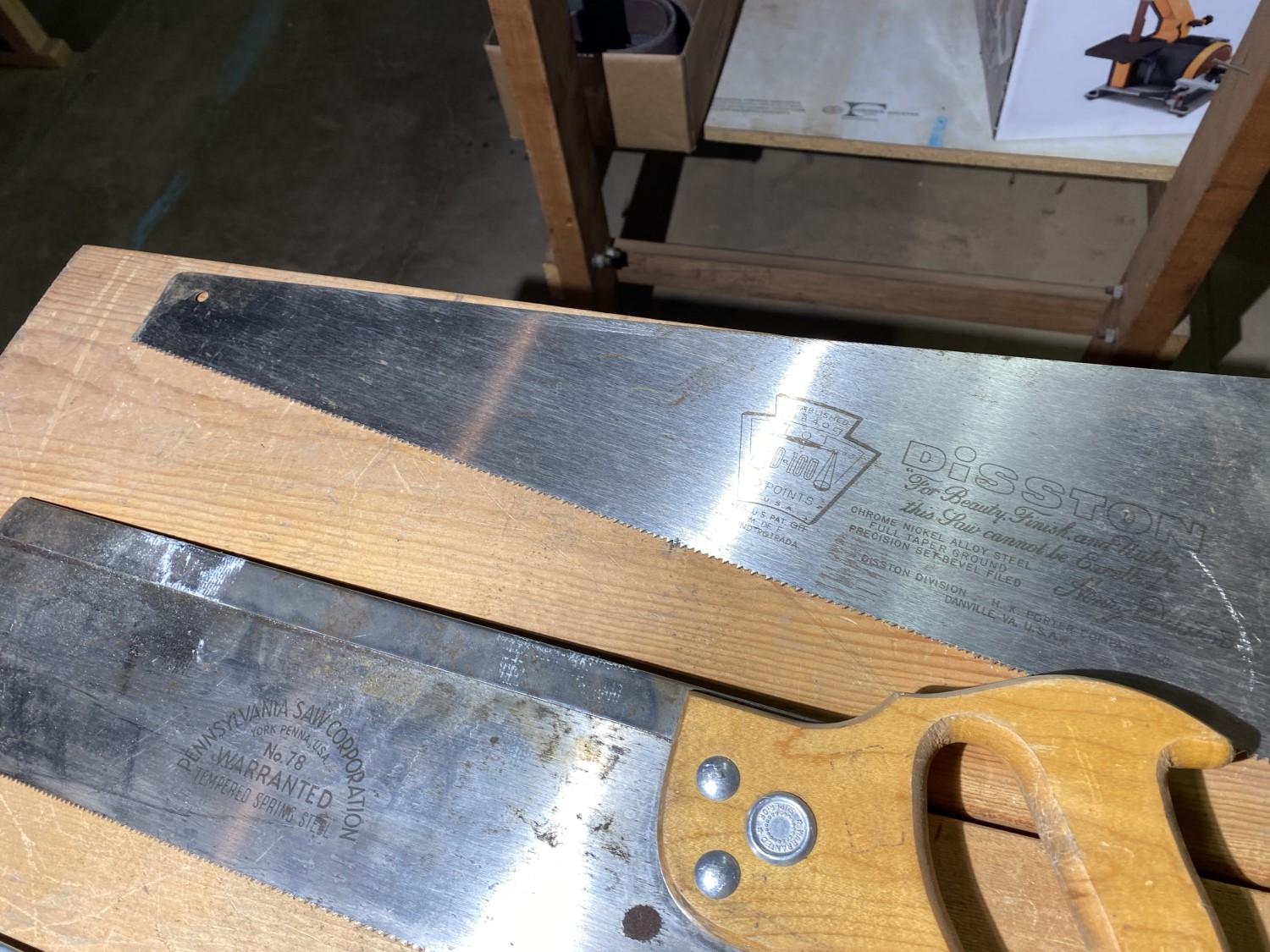 Group lot oas assorted newer vintage saws
