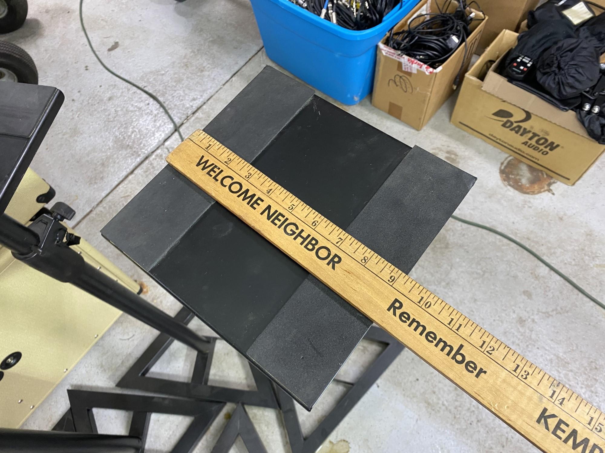 Group of 4 Speaker Stands