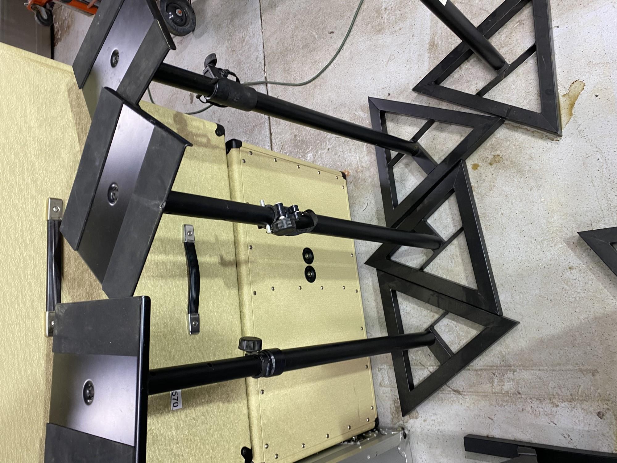 Group of 4 Speaker Stands