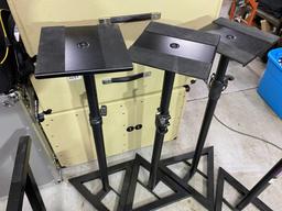 Group of 4 Speaker Stands