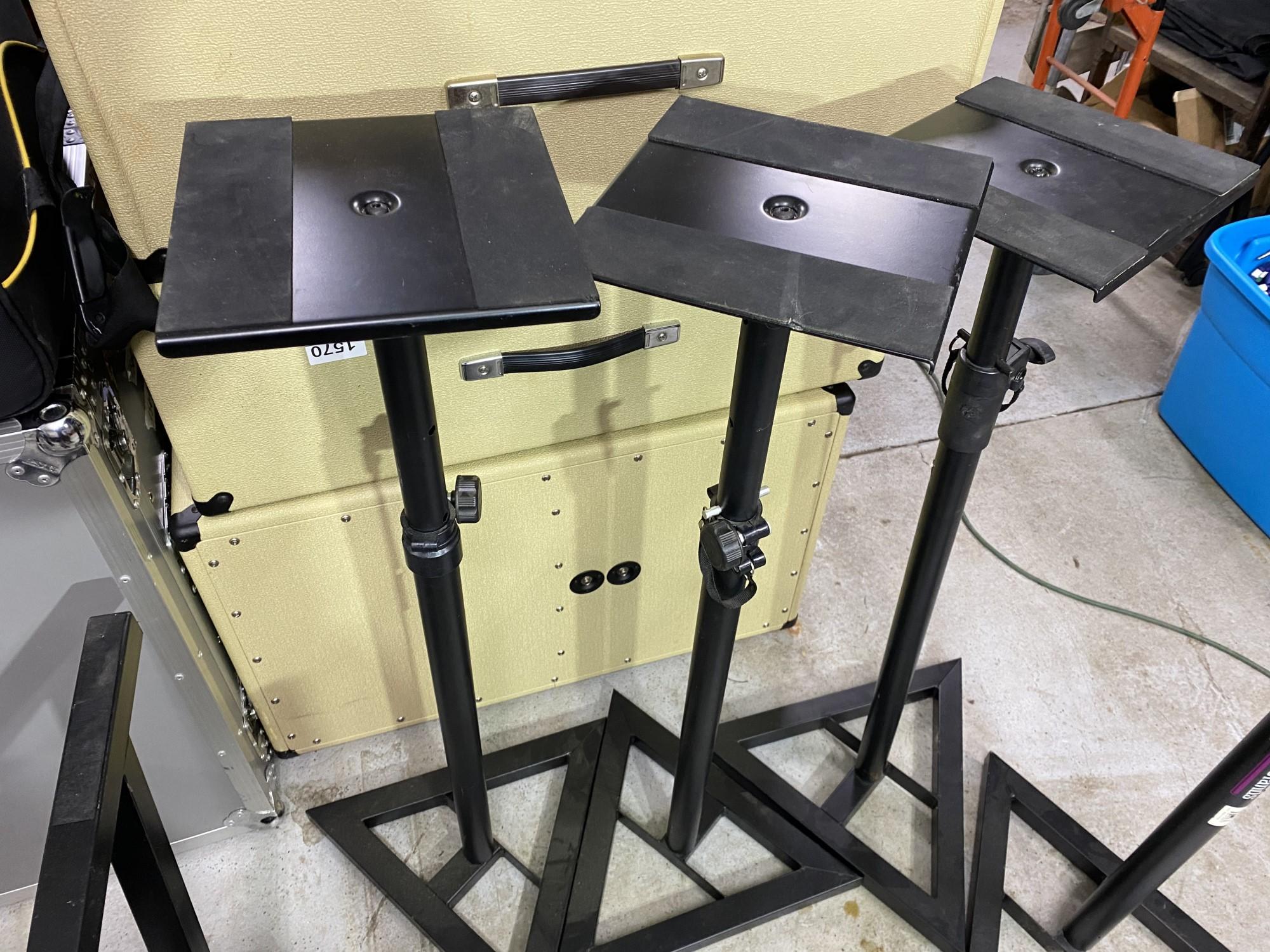 Group of 4 Speaker Stands