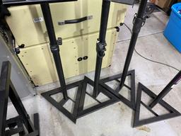 Group of 4 Speaker Stands