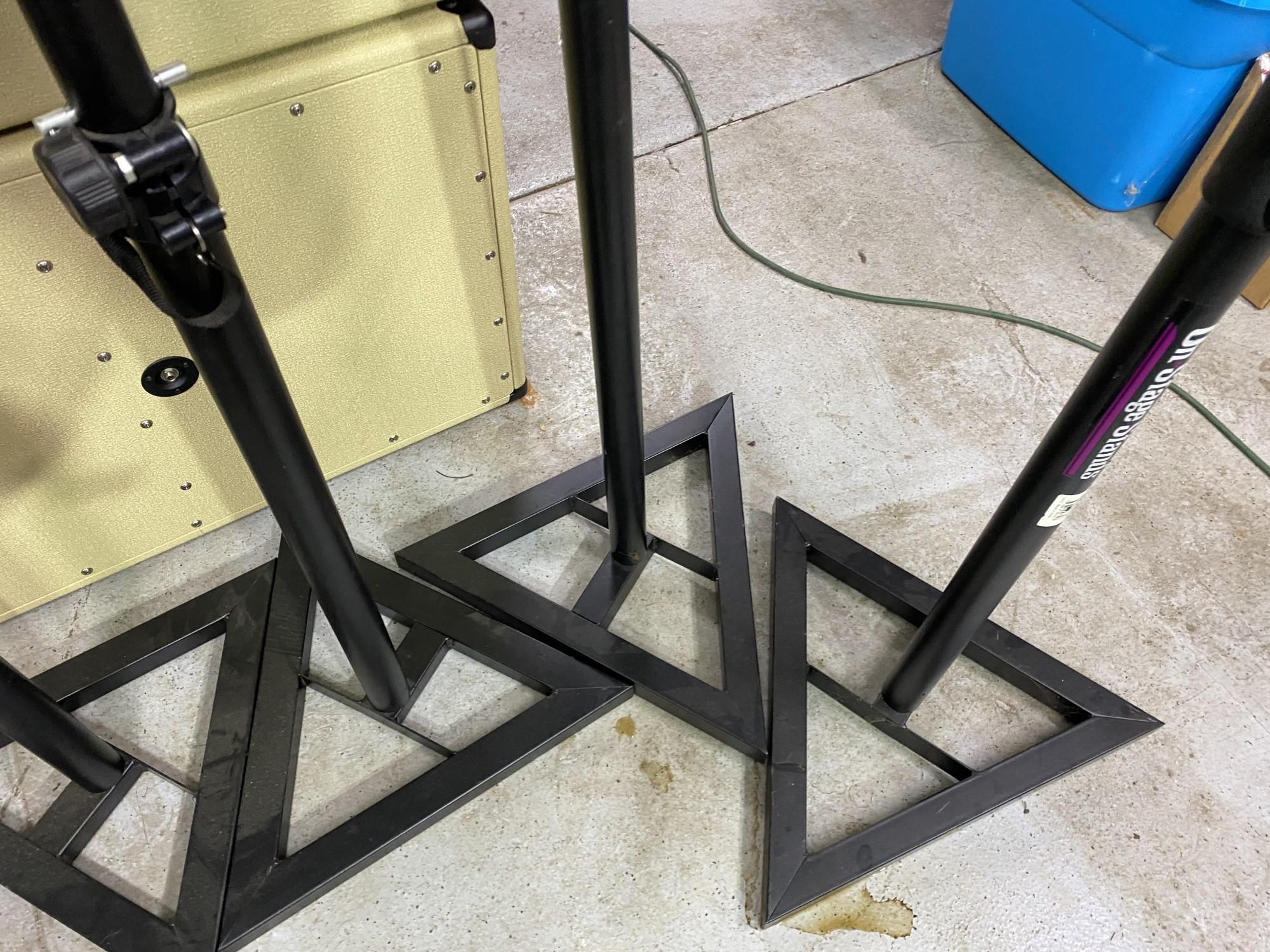 Group of 4 Speaker Stands