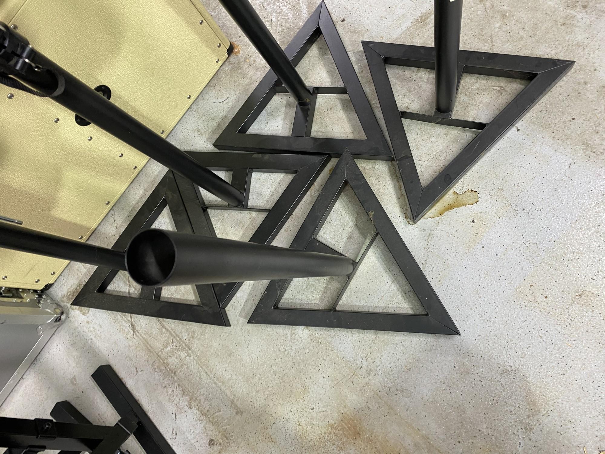 Group of 4 Speaker Stands