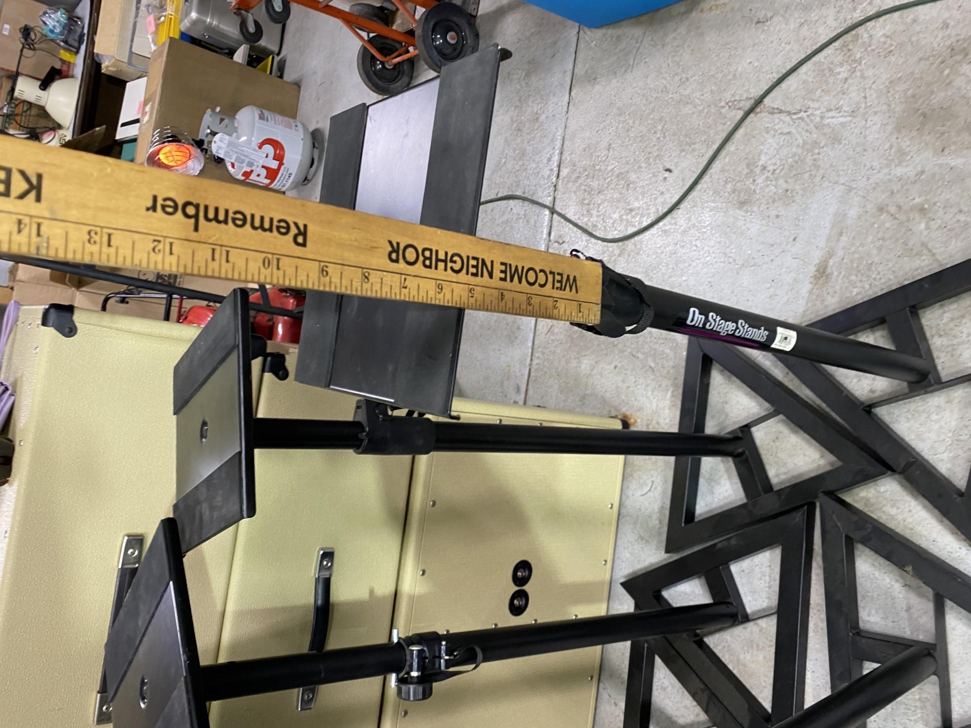 Group of 4 Speaker Stands