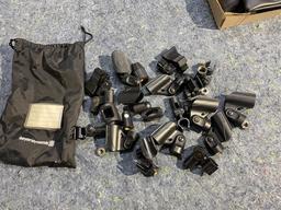 Group lot of Shure and other microphone mounts