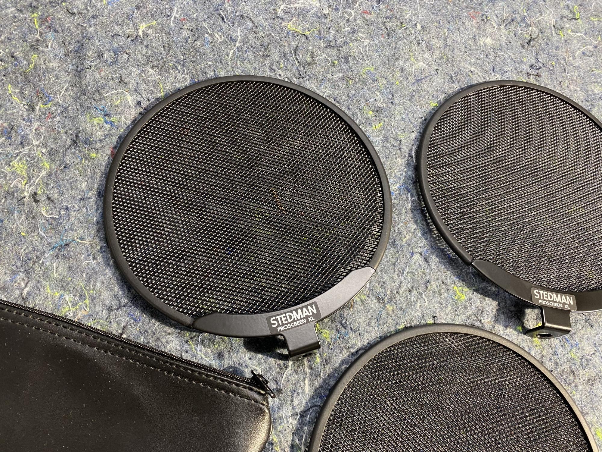 3 Stedman Pop Filters + Other Microphone Mount Parts