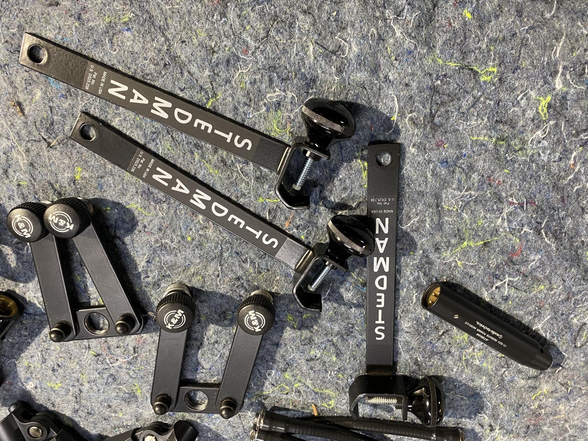 3 Stedman Pop Filters + Other Microphone Mount Parts