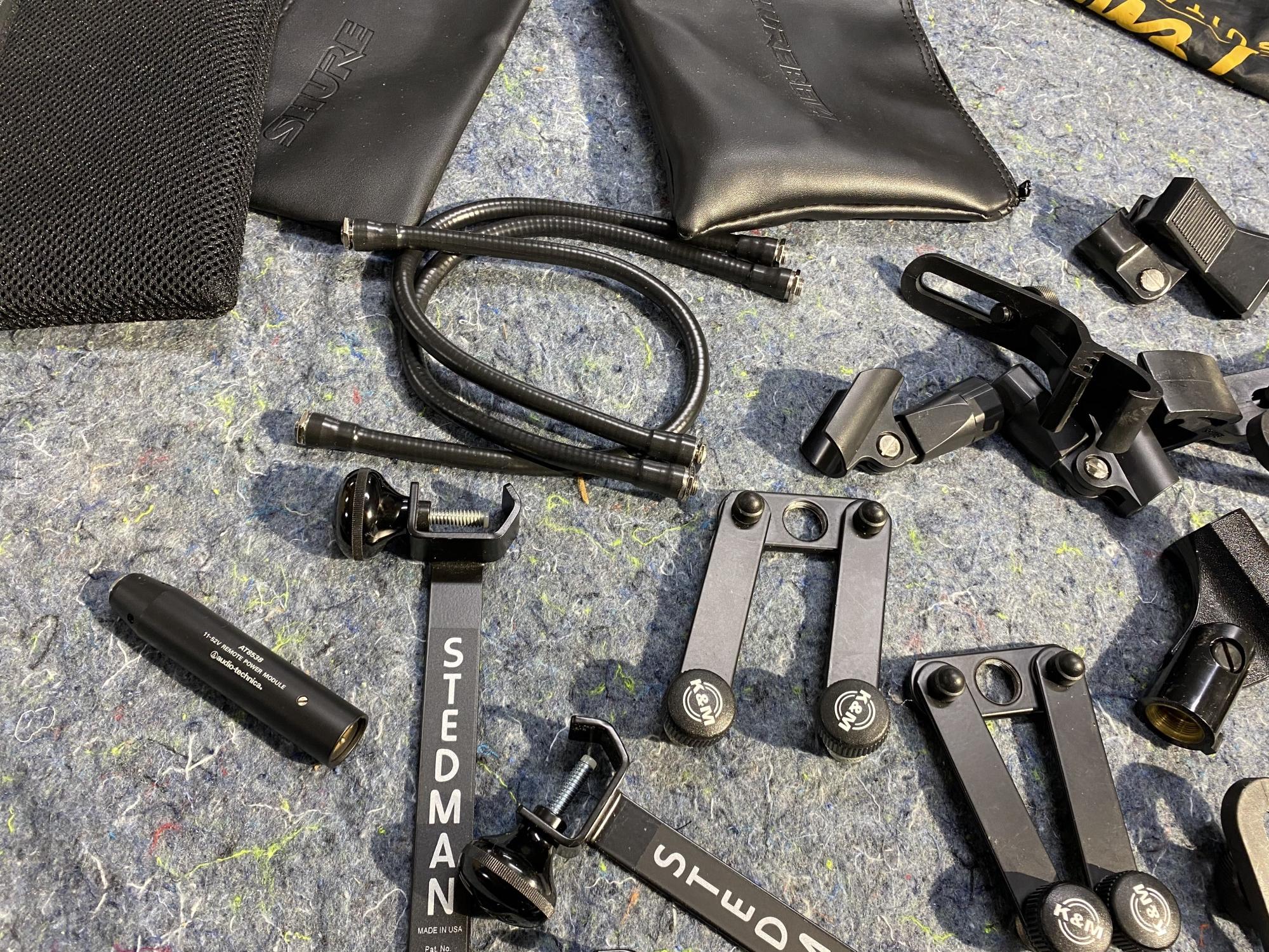 3 Stedman Pop Filters + Other Microphone Mount Parts