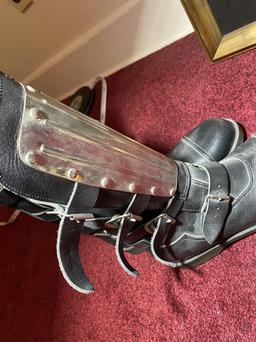 Vintage 1980s Biker Boots Carnaby Centre England