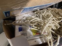 Plastic shelf and contents