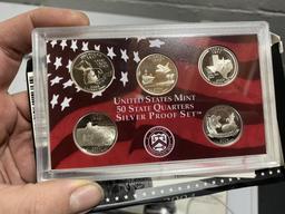 14 Silver State Quarters Sets in packaging