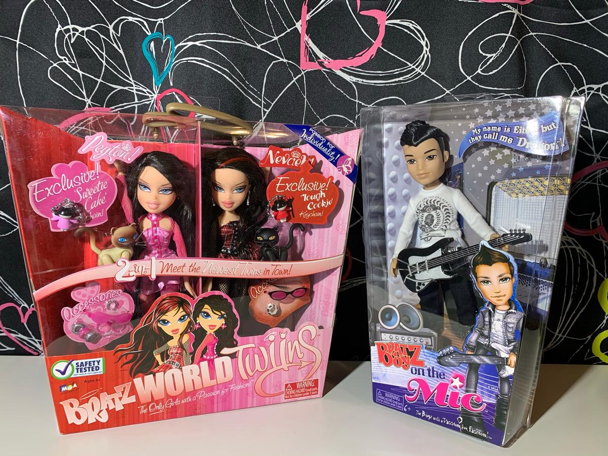 Bratz World Twins - Peyton & Nevaeh.  Bratz On The Mic Eitan