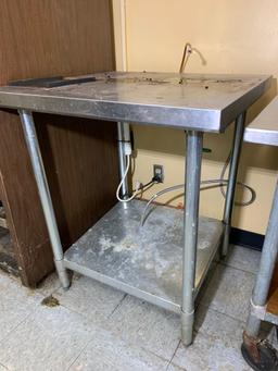 NSF Stainless Steel Prep Table
