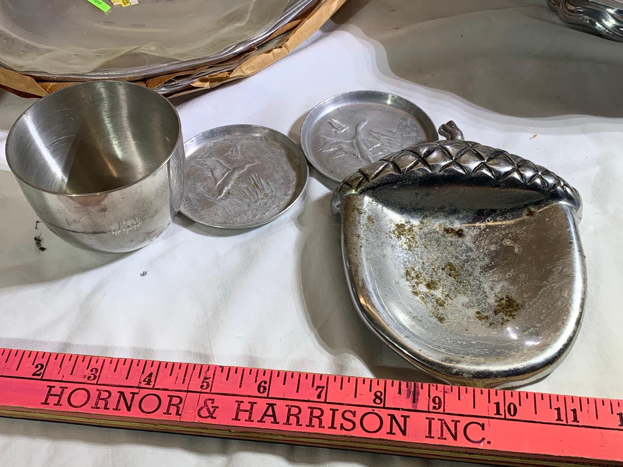 Group of Pewter Items by - York Metalcrafters, Wilton & Pewtarex.