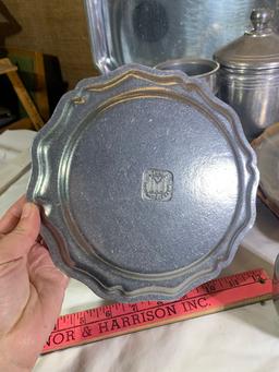 Group of Pewter Items by - York Metalcrafters, Wilton & Pewtarex.