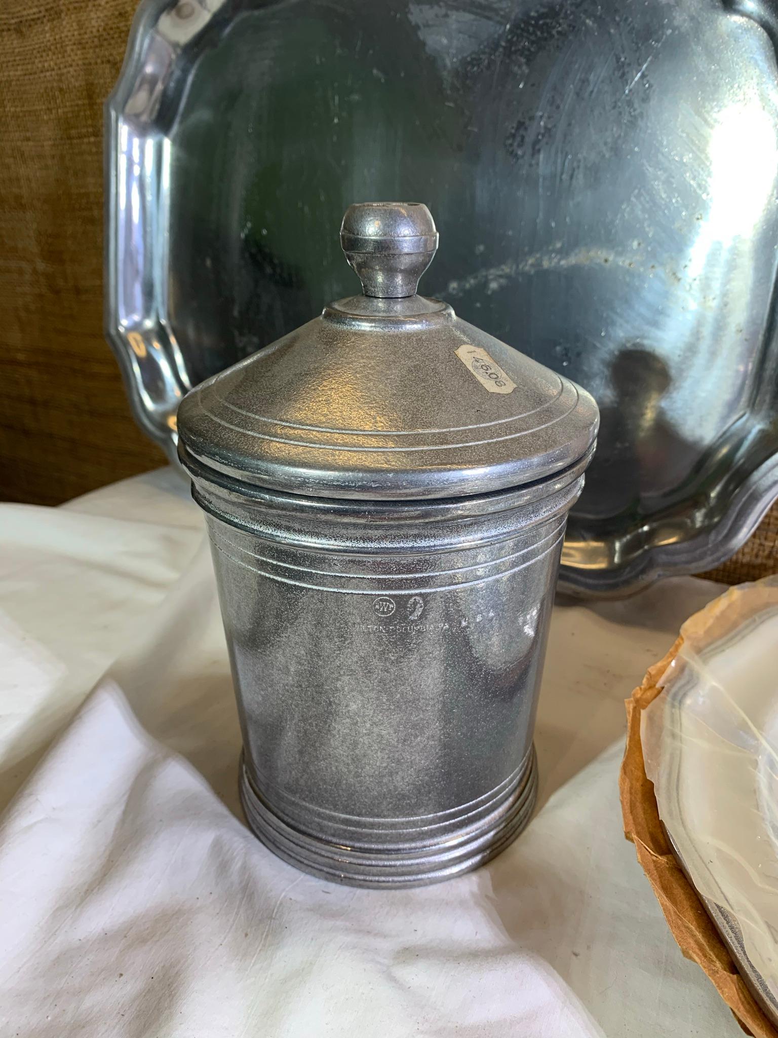 Group of Pewter Items by - York Metalcrafters, Wilton & Pewtarex.