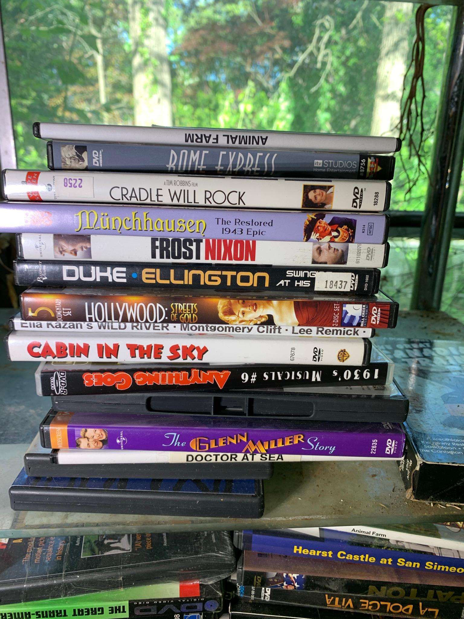 Large Group of DVDs