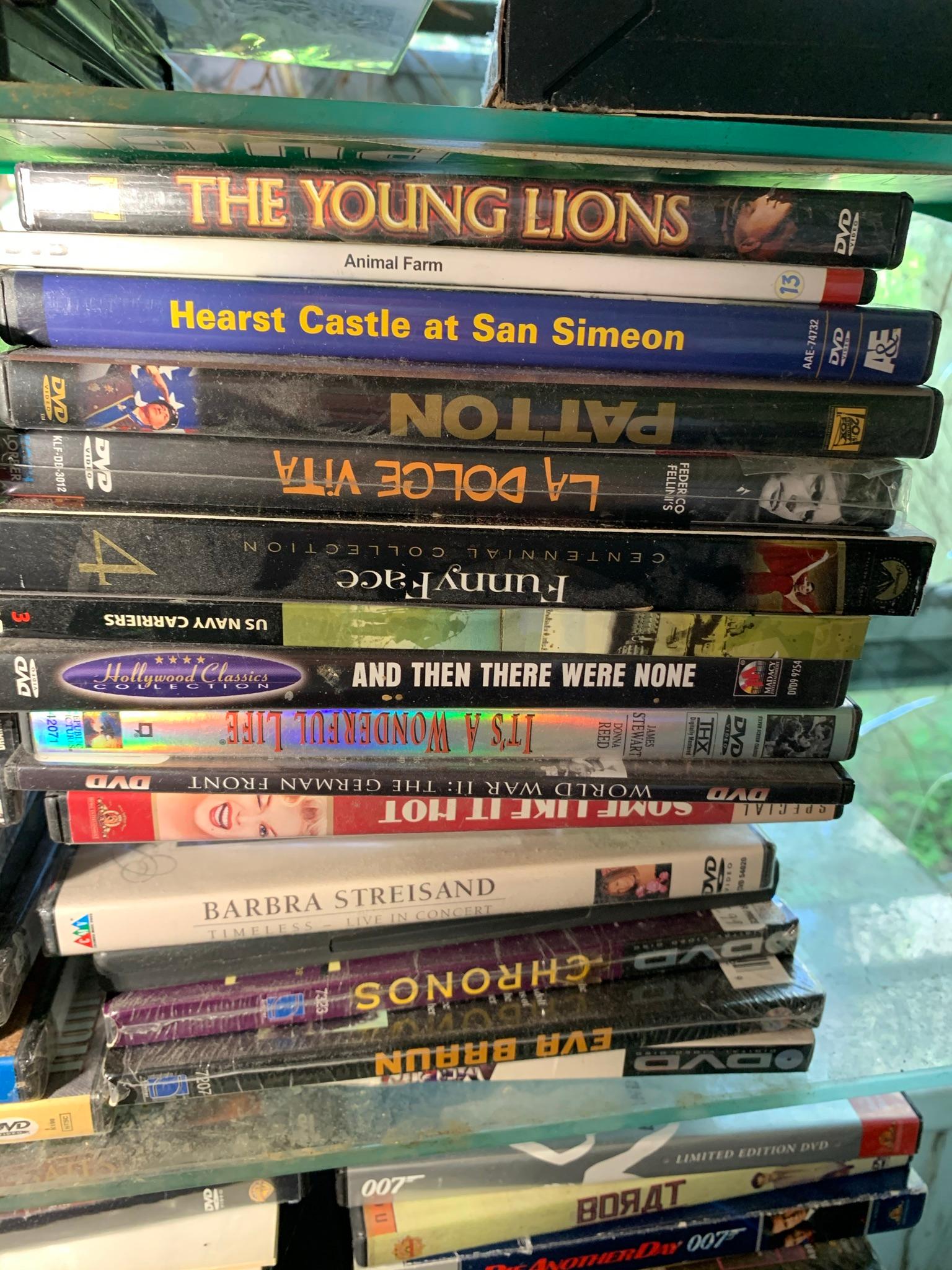 Large Group of DVDs