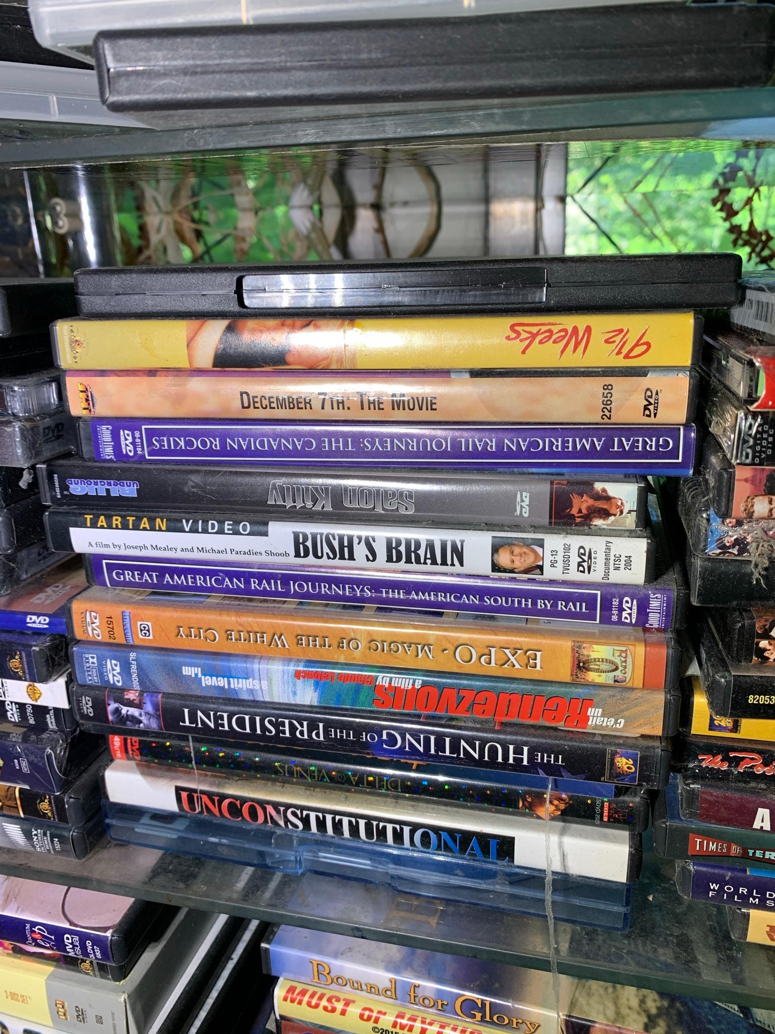 Large Group of DVDs