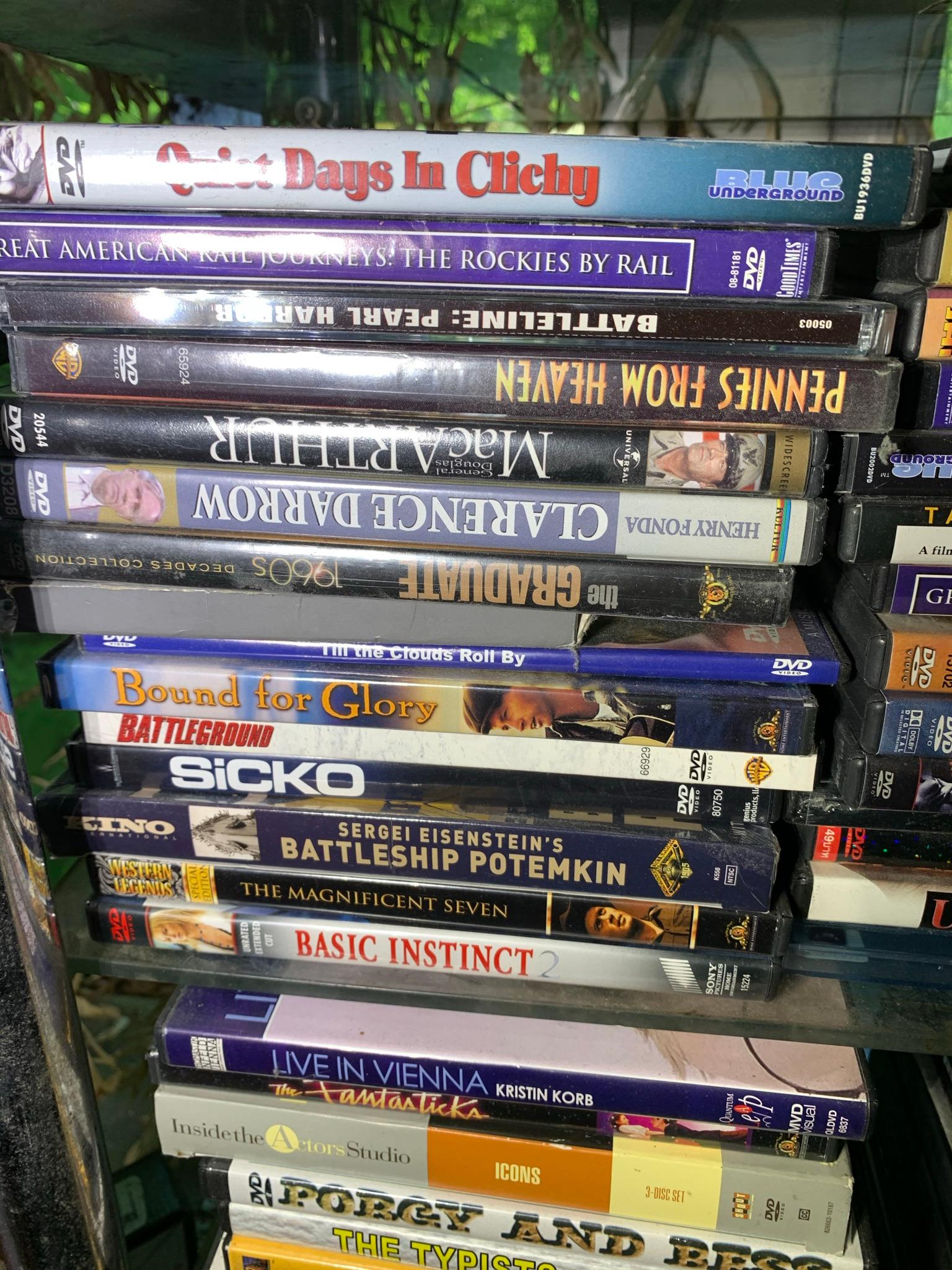 Large Group of DVDs