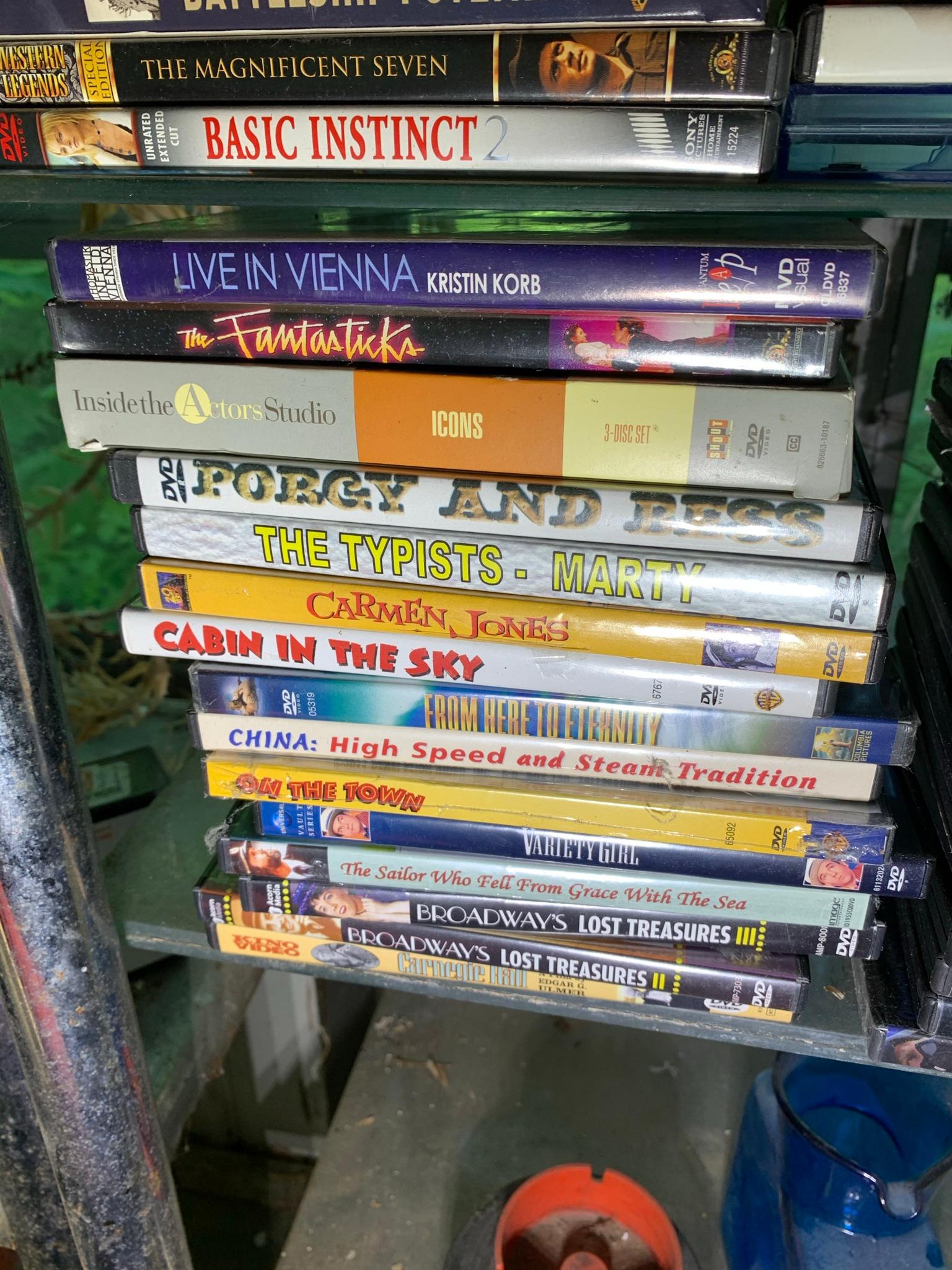 Large Group of DVDs